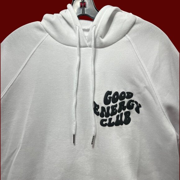 Rue 21 - Men's Long Sleeve Hooded Sweatshirt - White - Medium - Picture 11 of 14